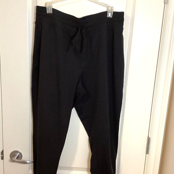 Joe Fresh Active Women's Black Joggers Casual Pants Size XL Lightweight Gym - Picture 2 of 9